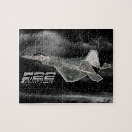 F-22 RAPTOR Puzzle Legpuzzel (Horizontaal)
