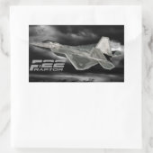 F-22 RAPTOR-rechthoekschakelaars Rechthoekige Sticker (Tas)