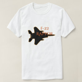 F-22 Raptor Silhouette Army Militaire Vighter T-shirt