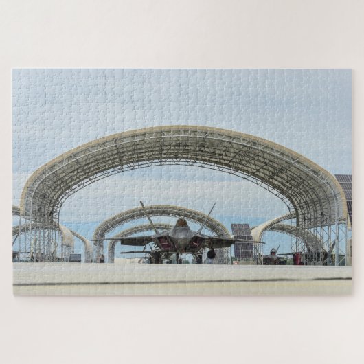 F-22 Raptor Stealth Fighter Jet Legpuzzel (Horizontaal)