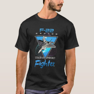 F 22 Raptor Stealth Fighter Jet T-shirt