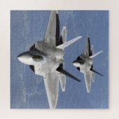 F-22 Raptor, stealth Fighter Jet van de vijfde gen Legpuzzel (Horizontaal)