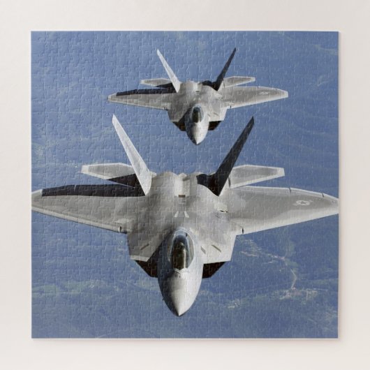 F-22 Raptor, stealth Fighter Jet van de vijfde gen Legpuzzel (Verticaal)