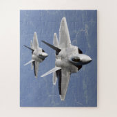 F-22 Raptor, stealth Fighter Jet van de vijfde gen Legpuzzel (Verticaal)