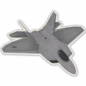 F-22 Raptor, straaljager Sticker (Voorkant)