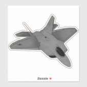 F-22 Raptor, straaljager Sticker (Vel)