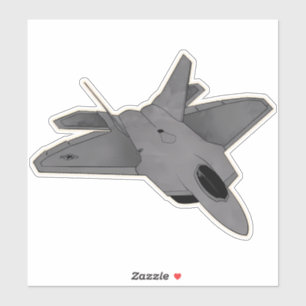 F-22 Raptor, straaljager Sticker