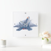F-22 RAPTOR VIERKANTE KLOK (Huis)
