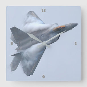 F-22 RAPTOR VIERKANTE KLOK