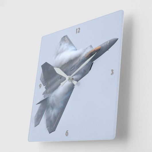 F-22 RAPTOR VIERKANTE KLOK (Hoek)