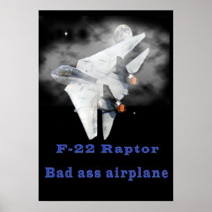 F-22 Raptordesign Poster