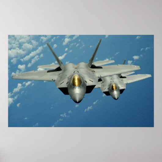 F-22 Raptoren Poster (Voorkant)