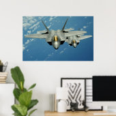 F-22 Raptoren Poster (Thuiskantoor)