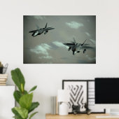 F-22 Raptoren Poster (Thuiskantoor)