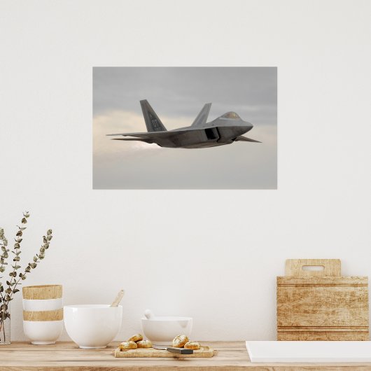 F-22 Raptoren Poster (Keuken)