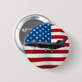 F-22 RONDE BUTTON 5,7 CM (Voorkant /achterkant)