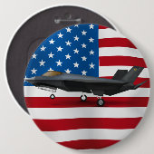 F-22 RONDE BUTTON 6,0 CM (Voorkant /achterkant)
