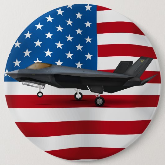 F-22 RONDE BUTTON 6,0 CM (Voorkant)