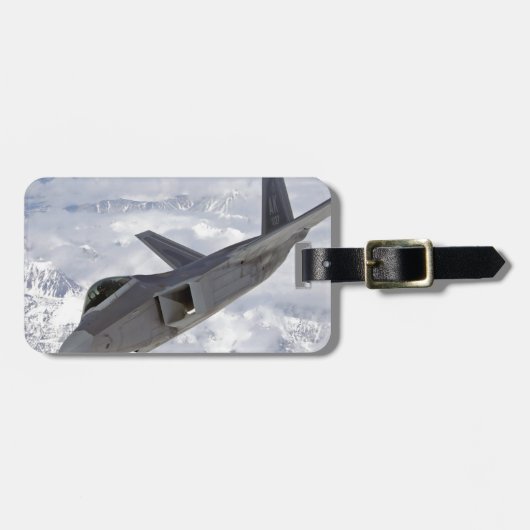 F-22 roofvogel-Elmendorf AFB Bagagelabel (Voorkant horizontaal)