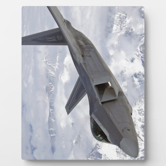 F-22 roofvogel-Elmendorf AFB Fotoplaat (Voorkant)