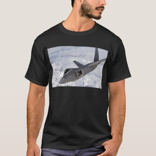F-22 roofvogel-Elmendorf AFB T-shirt (Voorkant)