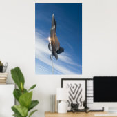 F-22 roofvogel poster (Thuiskantoor)