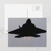 F-22 STEALTH FIGHTER BRIEFKAART (Voorkant / Achterkant)