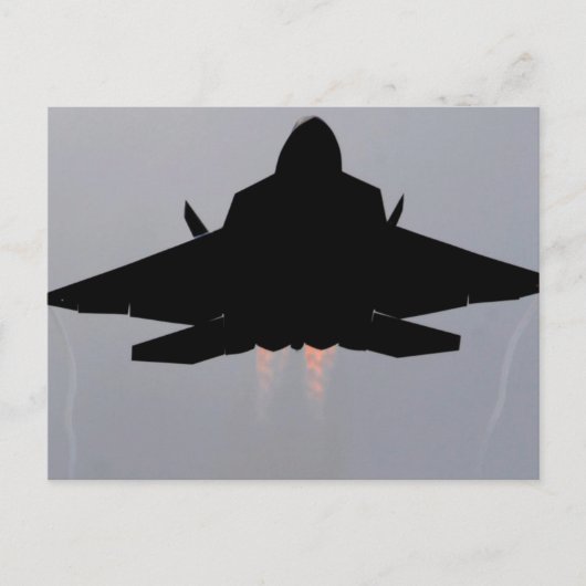 F-22 STEALTH FIGHTER BRIEFKAART (Voorkant)