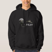 F-22 Verkrachter Jet Fighter Pilot Hoodie (Voorkant)