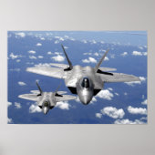 F-22 Verticale stealth-Posters Poster (Voorkant)