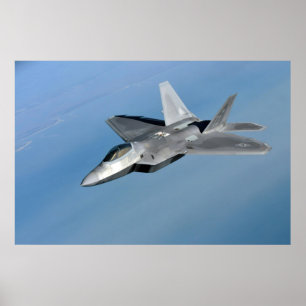F-22 Vliegtuig Raptor Poster