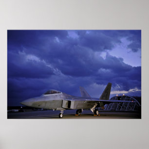 F-22 Vliegtuig Raptor Poster