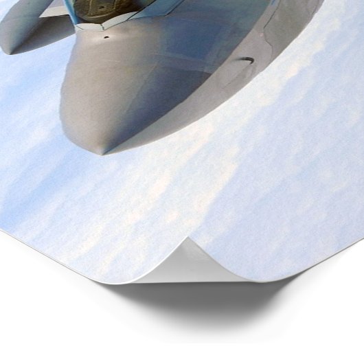 F-22 Vliegtuig Raptor Poster (Hoek)