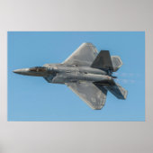 F-22 Vliegtuig Raptor Poster (Voorkant)
