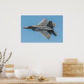 F-22 Vliegtuig Raptor Poster (Keuken)