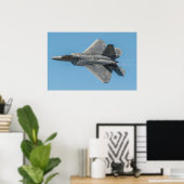 F-22 Vliegtuig Raptor Poster (Thuiskantoor)