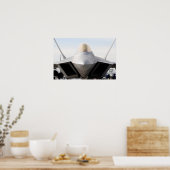 F-22 Vliegtuig Raptor Poster (Keuken)