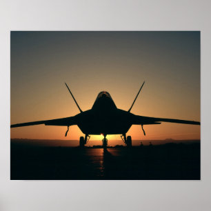 F-22 Vliegtuig Raptor Poster