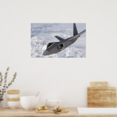 F-22 Vliegtuig Raptor Poster (Keuken)