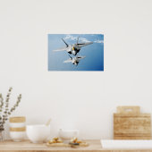 F-22 Vliegtuig Raptor Poster (Keuken)