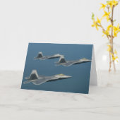 F-22A het Poster van het Vliegtuig van de Kaart (Gele Bloem)