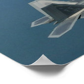 F-22A Poster van het Vliegtuig van Raptor (Hoek)