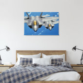F-22A RAPTOR 24x36 Canvas Afdruk (Insitu (Slaapkamer))