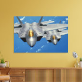 F-22A RAPTOR 24x36 Canvas Afdruk (Insitu (Woonkamer))