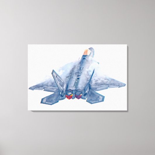 F-22A RAPTOR 24x36 Canvas Afdruk (Voorkant)