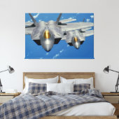 F-22A RAPTOR 32x48 Canvas Afdruk (Insitu (Slaapkamer))