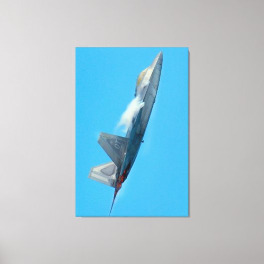 F-22A RAPTOR 32x48 Canvas Afdruk (Voorkant)