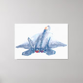 F-22A RAPTOR 40x60 Canvas Afdruk (Voorkant)