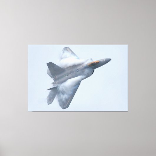F-22A RAPTOR 40x60 Canvas Afdruk (Voorkant)