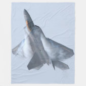 F-22A RAPTOR FLEECE DEKEN (Voorkant)